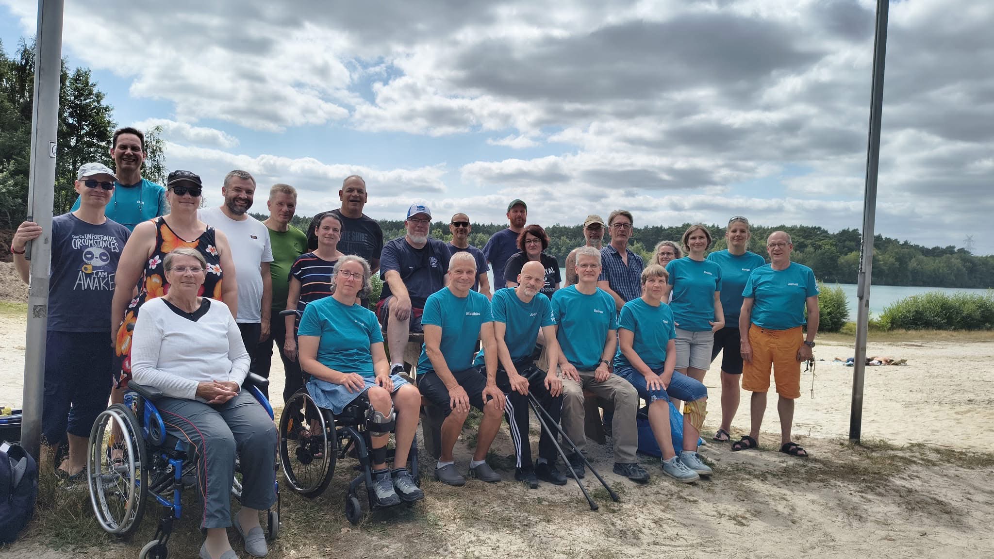 Gruppe Tauchen mit Behinderung beim HTSB